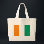 Vlag van Ivoorkust - Drapeau de la Côte d'Ivoire Grote Tote Bag<br><div class="desc">Vlag van Ivoorkust - Drapeau de la Côte d'Ivoire</div>
