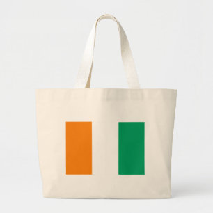 Vlag van Ivoorkust - Drapeau de la Côte d'Ivoire Grote Tote Bag