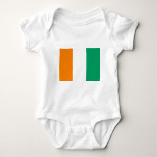 Vlag van Ivoorkust - Drapeau de la Côte d'Ivoire Romper