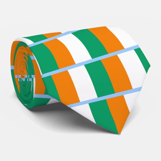 Vlag van Ivoorkust - Drapeau de la Côte d'Ivoire Stropdas (Opgerold)