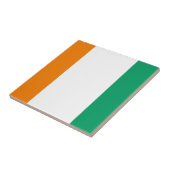 Vlag van Ivoorkust - Drapeau de la Côte d'Ivoire Tegeltje (Zijkant)