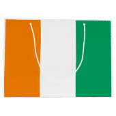Vlag van Ivoorkust Groot Cadeauzakje (Achterkant)