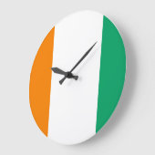 Vlag van Ivoorkust Grote Klok (Hoek)