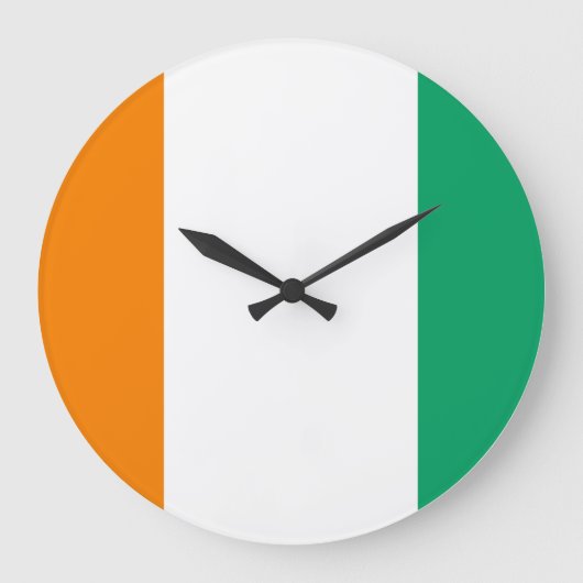 Vlag van Ivoorkust Grote Klok (Voorkant)
