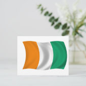 Vlag van Ivoorkust - Ivoorkust Briefkaart (Staand voorkant)