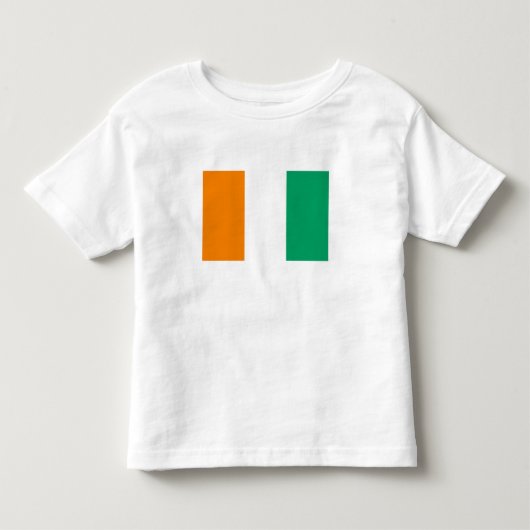 Vlag van Ivoorkust Kinder Shirts (Voorkant)