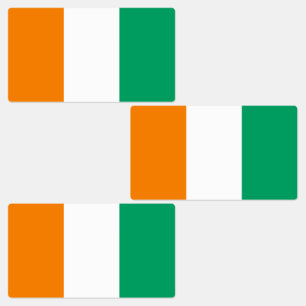 Vlag van Ivoorkust Labels