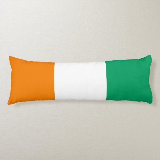 Vlag van Ivoorkust Lichaamskussen (Voorkant)