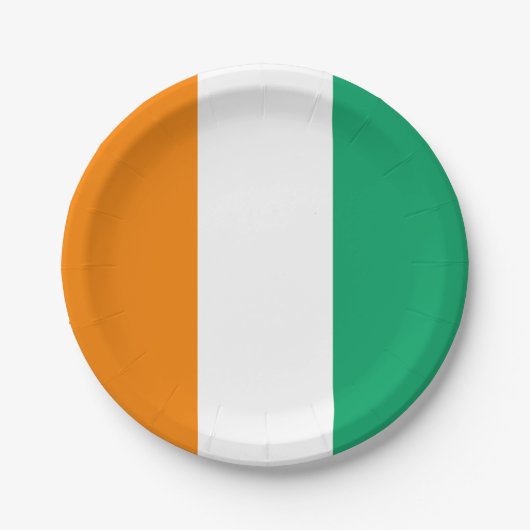 Vlag van Ivoorkust Papieren Bordje (Voorkant)