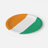 Vlag van Ivoorkust Papieren Bordje (Gekanteld)