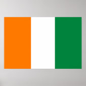 Vlag van Ivoorkust Poster (Voorkant)
