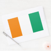 Vlag van Ivoorkust Rechthoekige Sticker (Envelop)
