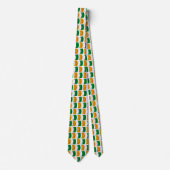 Vlag van Ivoorkust - Republiek Côte d'Ivoire Stropdas (Voorkant)