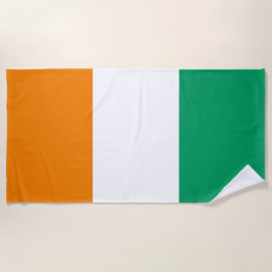 Vlag van Ivoorkust Strandlaken