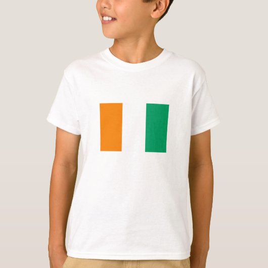 Vlag van Ivoorkust T-shirt (Voorkant)