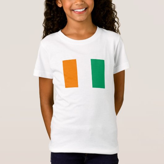Vlag van Ivoorkust T-shirt (Voorkant)