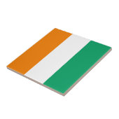 Vlag van Ivoorkust Tegeltje (Zijkant)