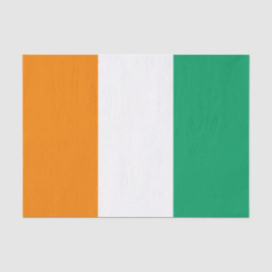 Vlag van Ivoorkust Tissuepapier
