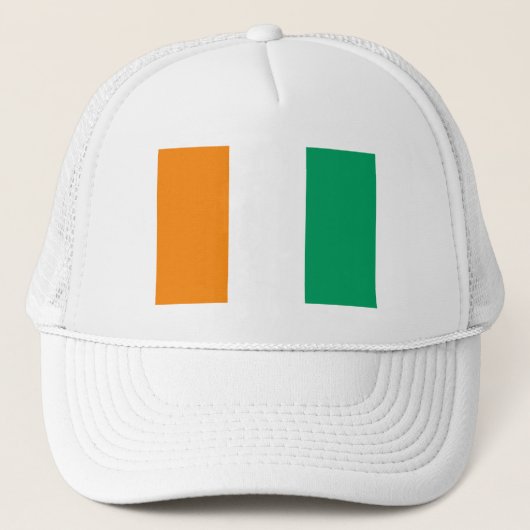 Vlag van Ivoorkust Trucker Pet (Voorkant)