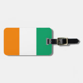Vlag van Ivoriaanse Easy ID Personal Bagagelabel (Voorkant horizontaal)