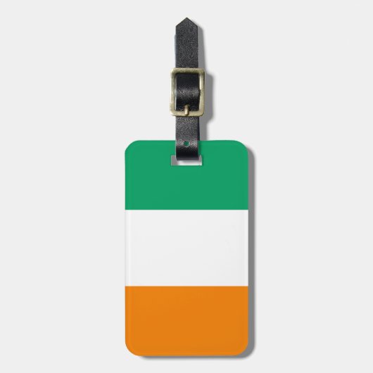 Vlag van Ivoriaanse Easy ID Personal Bagagelabel (Voorkant verticaal)