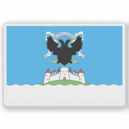 Vlag van Jaanilin (Ivangorod), Estland Sticker
