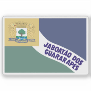 Vlag van Jaboatão dos Guararapes, Brazilië Sticker