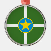 Vlag van Jackson (Mississippi) keramische oranje