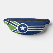 Vlag van Jackson, Tennessee Heuptasje (Liggend)