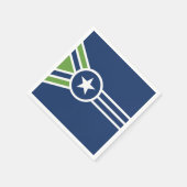 Vlag van Jackson, Tennessee Servet (Hoek)