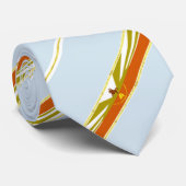 vlag van Jacksonville stripes Stropdas (Opgerold)