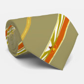 vlag van Jacksonville stripes Stropdas (Opgerold)