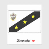 Vlag van Jagüey Grande, Cuba Sticker (Vel)