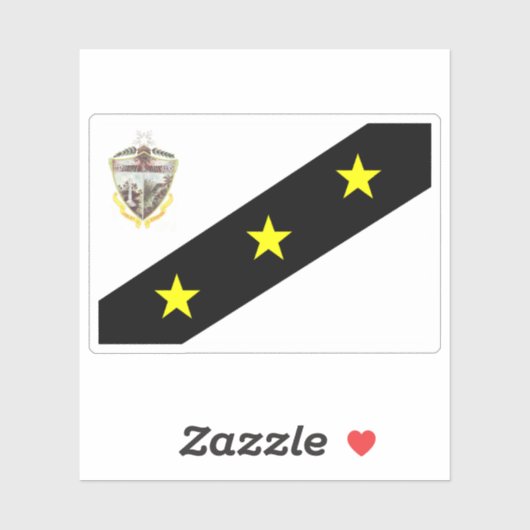 Vlag van Jagüey Grande, Cuba Sticker (Vel)