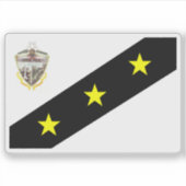 Vlag van Jagüey Grande, Cuba Sticker (Voorkant)