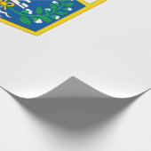 Vlag van Jakarta (Indonesische hoofdstad) Cadeaupapier (Hoek)