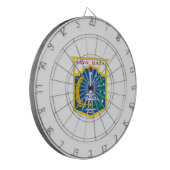 Vlag van Jakarta (Indonesische hoofdstad) Dartbord (Voorkant Links)