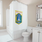 Vlag van Jakarta (Indonesische hoofdstad) Douchegordijn (In situ)