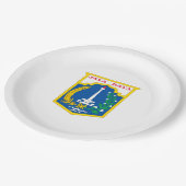 Vlag van Jakarta (Indonesische hoofdstad) Papieren Bordje (Gekanteld)