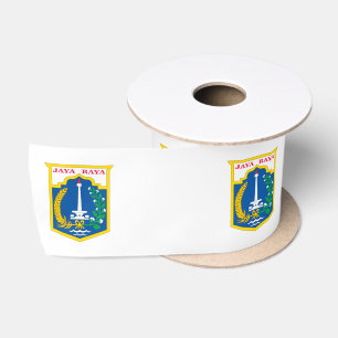 Vlag van Jakarta (Indonesische hoofdstad) Satijnen Lint