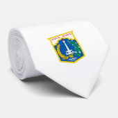 Vlag van Jakarta (Indonesische hoofdstad) Stropdas (Opgerold)