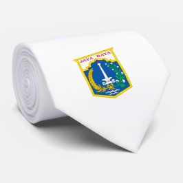 Vlag van Jakarta (Indonesische hoofdstad) Stropdas