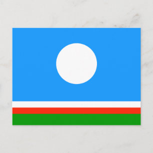Vlag van Jakoetië Briefkaart