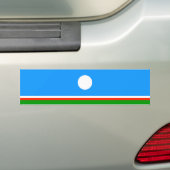 Vlag van Jakoetië Bumpersticker (Op auto)
