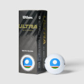 Vlag van Jakoetië Golfballen (Verpakking)