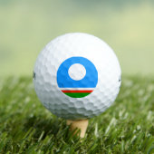 Vlag van Jakoetië Golfballen (Insitu Shirt)