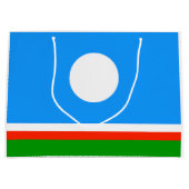 Vlag van Jakoetië Groot Cadeauzakje (Voorkant)
