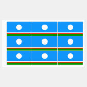 Vlag van Jakoetië Labels (Vel)