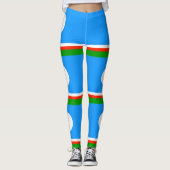 Vlag van Jakoetië Leggings (Voorkant)