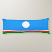 Vlag van Jakoetië Lichaamskussen (Achterkant)